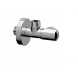 Дизайнерски спирателен вентил LINEA CHROME 1/2"х1/2"